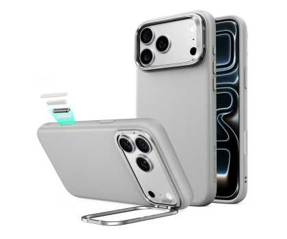 Etui / obudowa na smartfona ESR Leather Kickstand Magsafe Do Iphone 17 Pro / 18 Pro